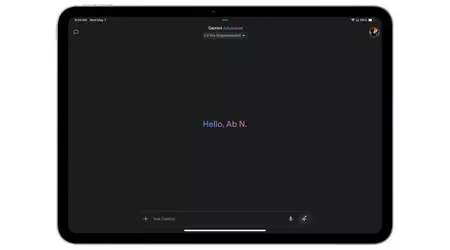 L'application Google Gemini fonctionne maintenant en plein écran sur iPad