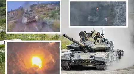 Un drone FPV ukrainien d'une valeur de 500 dollars a touché un autre char russe modernisé T-90M d'une valeur de 4,5 millions de dollars.