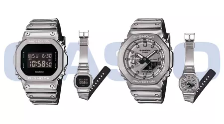 Casio pourrait annoncer les nouvelles montres métalliques G-Shock GM-2100YM-8A et GM-5600YM-8 dotées des fonctions Tough Solar et de résistance à l'eau.