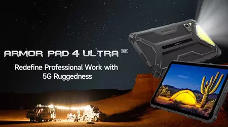Ulefone dévoile la tablette Armor Pad 4 Ultra avec caméra thermique et prise en charge de la 5G pour 329 $.