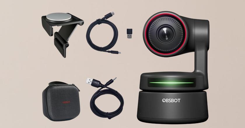 OBSBOT Petite caméra sans fil ptz