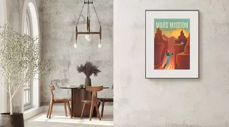 Avis aux esthètes : Pocketbook a lancé le gadget mural InkPoster, qui permet d'afficher de manière réaliste n'importe quelle image.