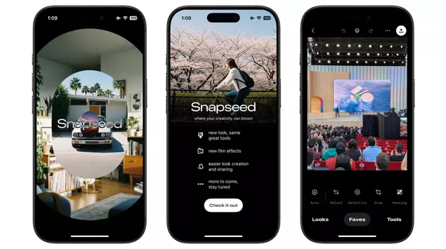 Snapseed 3.0 : Google met à ...