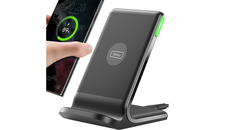 INIU Chargeur de téléphone portable sans fil 15W pour otterbox defender