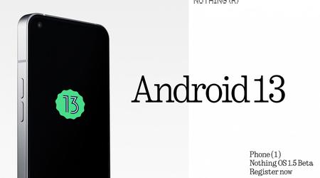 Nothing a ouvert l'inscription au test bêta pour Android 13 pour Nothing Phone (1)
