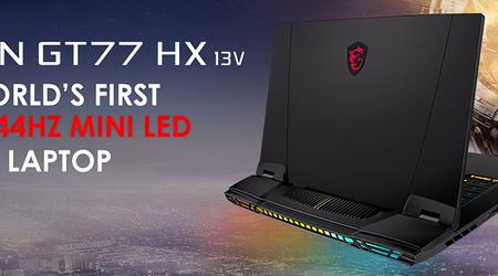 MSI annonce le premier ordinateur portable de jeu au monde doté d'un écran Mini LED 4K à 144 Hz