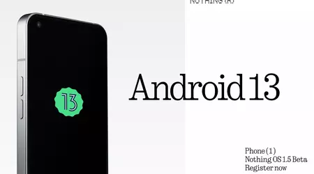 Nothing a ouvert l'inscription au test bêta pour Android 13 pour Nothing Phone (1)
