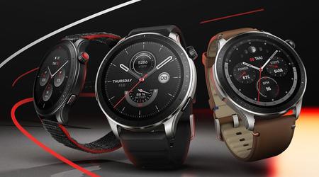 Amazfit GTR 4 - GPS, BioTracker 4.0 PPG, 150 modes d'entraînement et une batterie de 475 mAh pour 200 €.