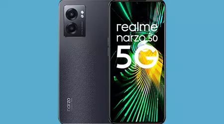 realme Narzo 50 avec écran 90Hz, puce Dimensity 810, batterie 5000mAh et NFC en vente sur Amazon pour 129 euros (30 euros de réduction)