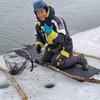 Test de Galaxy S23 Ultra dans une rivière glacée