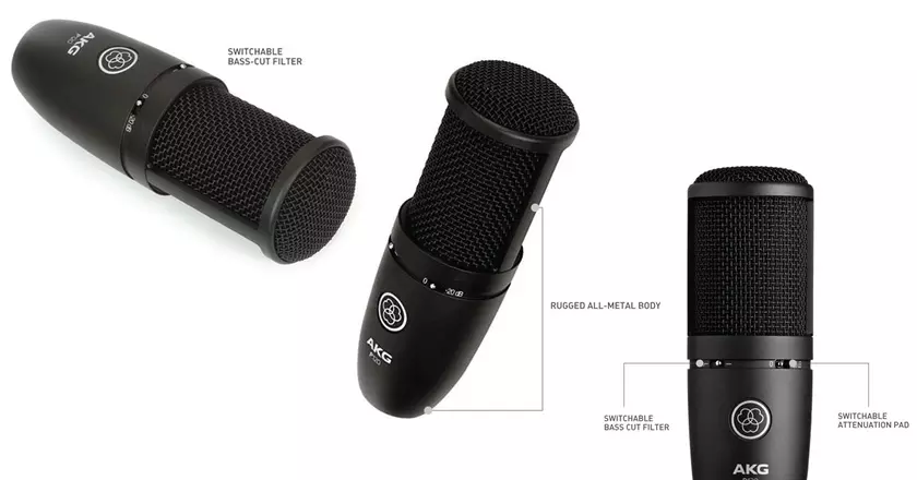 AKG P120 meilleur microphone à condensateur à petit prix pour le chant