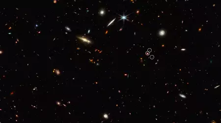James Webb, à l'aube de l'Univers, a découvert les prémices de structures filamenteuses basées sur la matière noire, longues de 3 millions d'années-lumière.