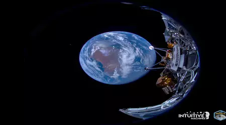 L'atterrisseur Odysseus prend des photos de la Terre avant de se poser sur la Lune