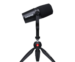 Shure MV7 Microphone de podcast avec trépied