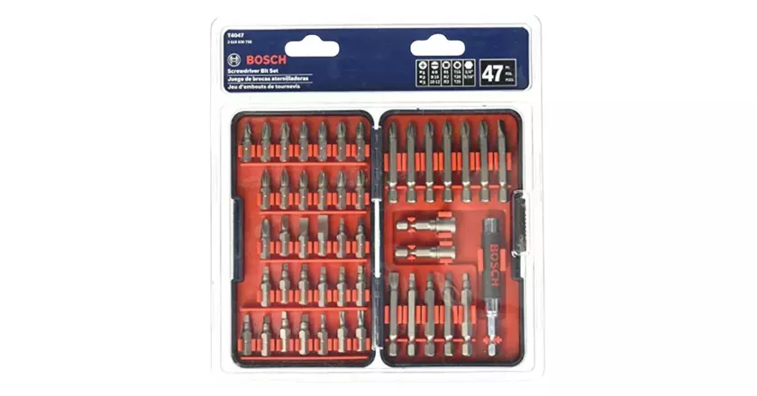 Bosch 47-Piece comparatif embouts de tournevis