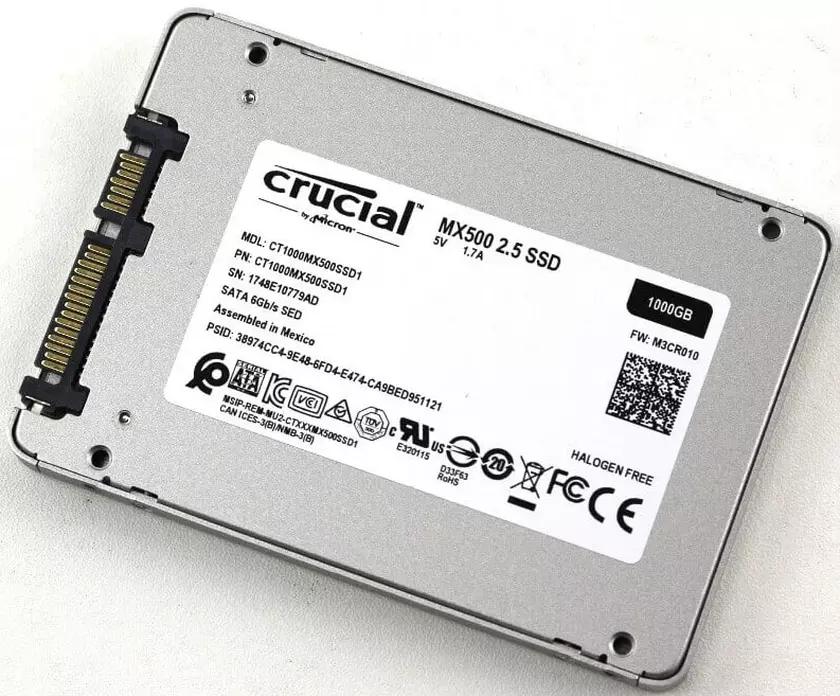 Crucial MX500 disque dur archive