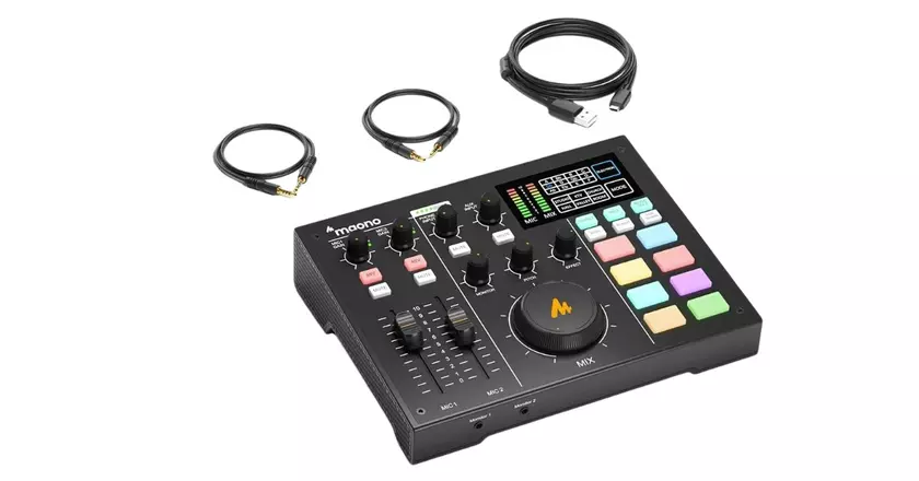 Maonocaster AM100, mixeur audio pour podcast