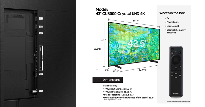 SAMSUNG Class Neo QLED QN90B meilleure télévision pour les personnes âgées