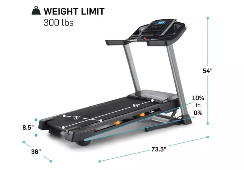 NordicTrack T Series Tapis roulant moins de 1000€