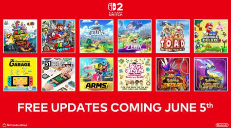 Nintendo proposera aux acheteurs de Switch 2 une mise à jour gratuite de douze de ses propres jeux