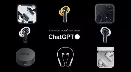 Nothing Ear (1), Nothing Ear (stick), Nothing Ear (2), CMF Neckband Pro et CMF Buds Pro ont reçu l'intégration ChatGPT.