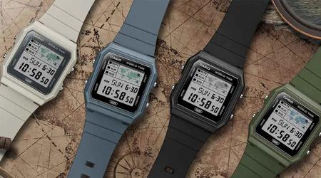 La nouvelle Casio LF-30W-1A avec un monde carte est maintenant disponible dans les magasins en Europe