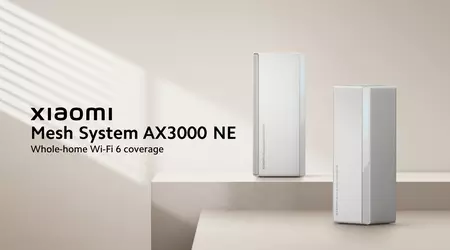 Xiaomi a lancé sur le marché mondial le système AX3000 NE Mesh prenant en charge le WiFi 6. 