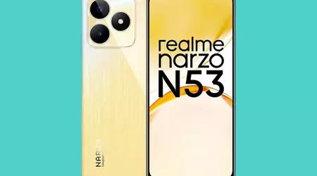 realme narzo N53 : écran LCD 90Hz, puce Unisoc T612 et batterie 5000mAh pour $109