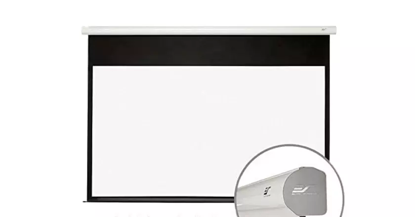 Elite Screens Electric Spectrum Ceiling meilleur projecteur d'écran pour 4k