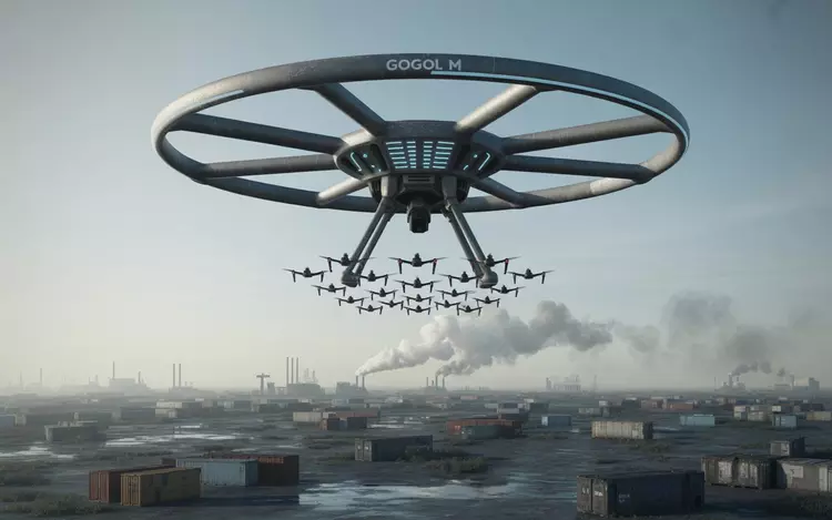 Ensuite, seul un drone de combat: ...