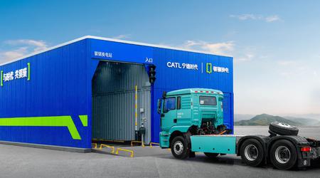 CATL construira 300 stations de remplacement rapide de batteries pour camions électriques d'ici la fin de l'année