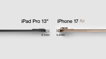 L'iPhone 17 Air pourrait être l'iPhone le plus fin avec une épaisseur de 5,5 mm et une puce A19