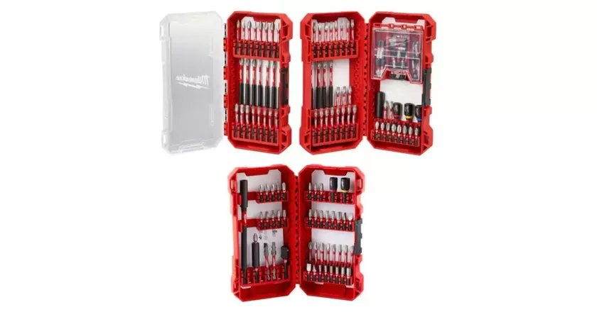 Milwaukee SHOCKWAVE 100-Piece embouts de tournevis de qualité