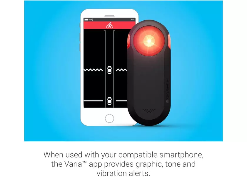 Radar de sécurité pour vélo Garmin Varia RTL515