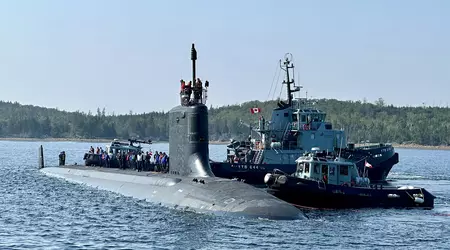 La marine américaine a envoyé au Canada le nouveau sous-marin à propulsion nucléaire de classe Virginia, l'USS Indiana, qui peut transporter des missiles de croisière Tomahawk.