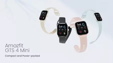 Amazfit GTS 4 Mini sur Amazon : smartwatch avec GPS, jusqu'à 45 jours d'autonomie et prise en charge d'Alexa vendue pour 99 $ (20 $ de réduction)