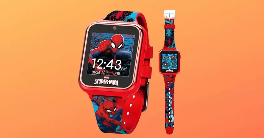 Montre intelligente Accutime Spider-Man pour enfants