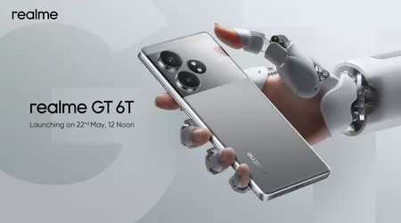 C'est officiel : le realme GT 6T avec écran OLED 120Hz, puce Snapdragon 7+ Gen 3 et batterie de 5 500mAh sera présenté le 22 mai.