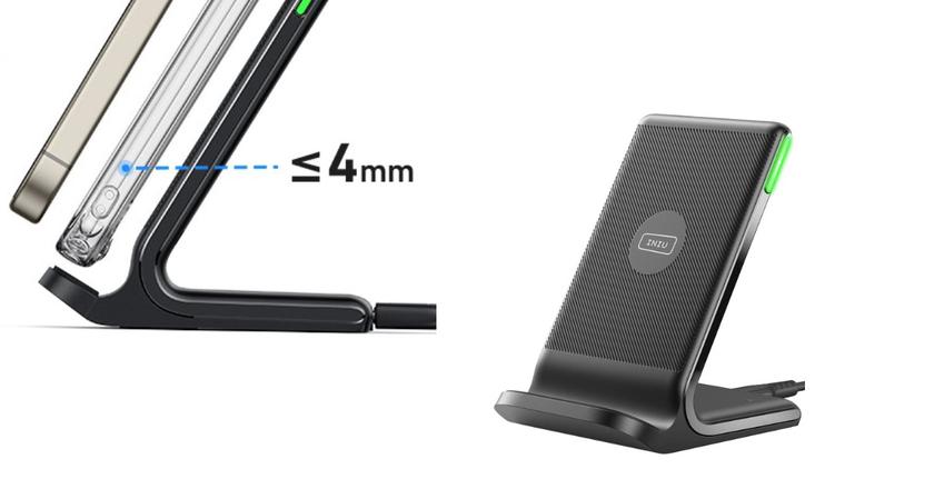 Chargeur sans fil INIU 15W pour otterbox defender