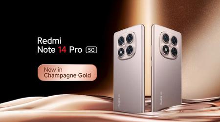 Le Redmi Note 14 Pro et Pro+ sont désormais disponibles dans la magnifique couleur Champagne Gold