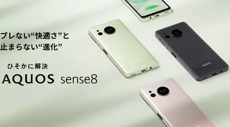 Sharp Aquos Sense 8 - Snapdragon 6 Gen 1, écran OLED IGZO 180Hz, NFC, appareil photo 50MP et protection IP68 pour 415
