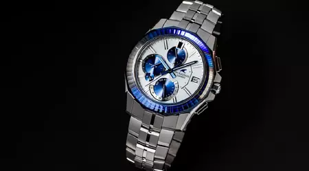 Casio a dévoilé la montre de luxe Oceanus Manta avec un boîtier en titane et une lunette en cristal saphir