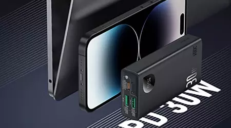 Baseus 20 000 mAh Powerbank avec charge de 30 watts et trois ports USB en vente sur Amazon pour 20% de réduction