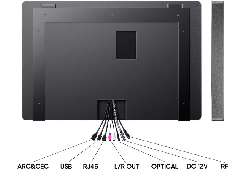 miroir connecté avec TV SYLVOX 24 pouces avec tv