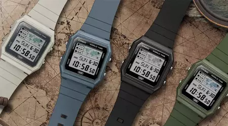 La nouvelle Casio LF-30W-1A avec un monde carte est maintenant disponible dans les magasins en Europe