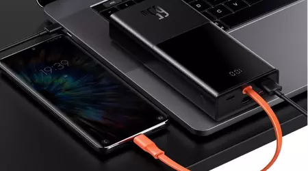 Écran numérique Baseus Elf : batterie de 20 000 mAh pour iPhone, MacBook et iPad avec câble USB-C intégré, chargeur de 65 watts et écran pour 55 $.