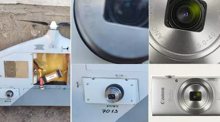 Zaluzhny a publié des photos de drones russes ZALA et Tachyon abattus, ils montrent (encore une fois) un appareil photo grand public Canon