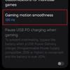 Capture d'écran de Game Booster avec Galaxy S25