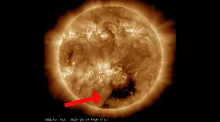 La NASA a découvert un trou massif sur le Soleil, dont la taille est 20 à 30 fois supérieure à celle de la Terre.