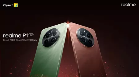 Realme P1 5G : écran OLED 120Hz, puce MediaTek Dimensity 7050, protection IP54 et batterie 5000mAh avec charge 45W au prix de 190$.